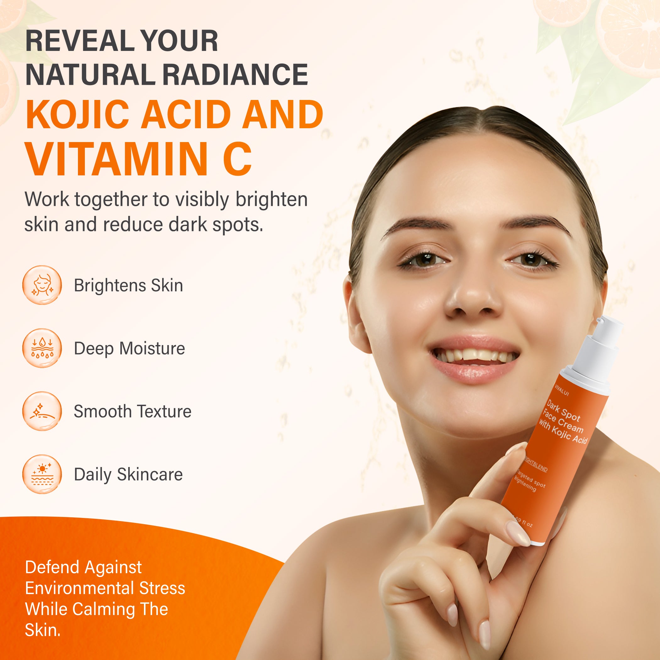 Dark Spot Face Cream with Kojic Acid
