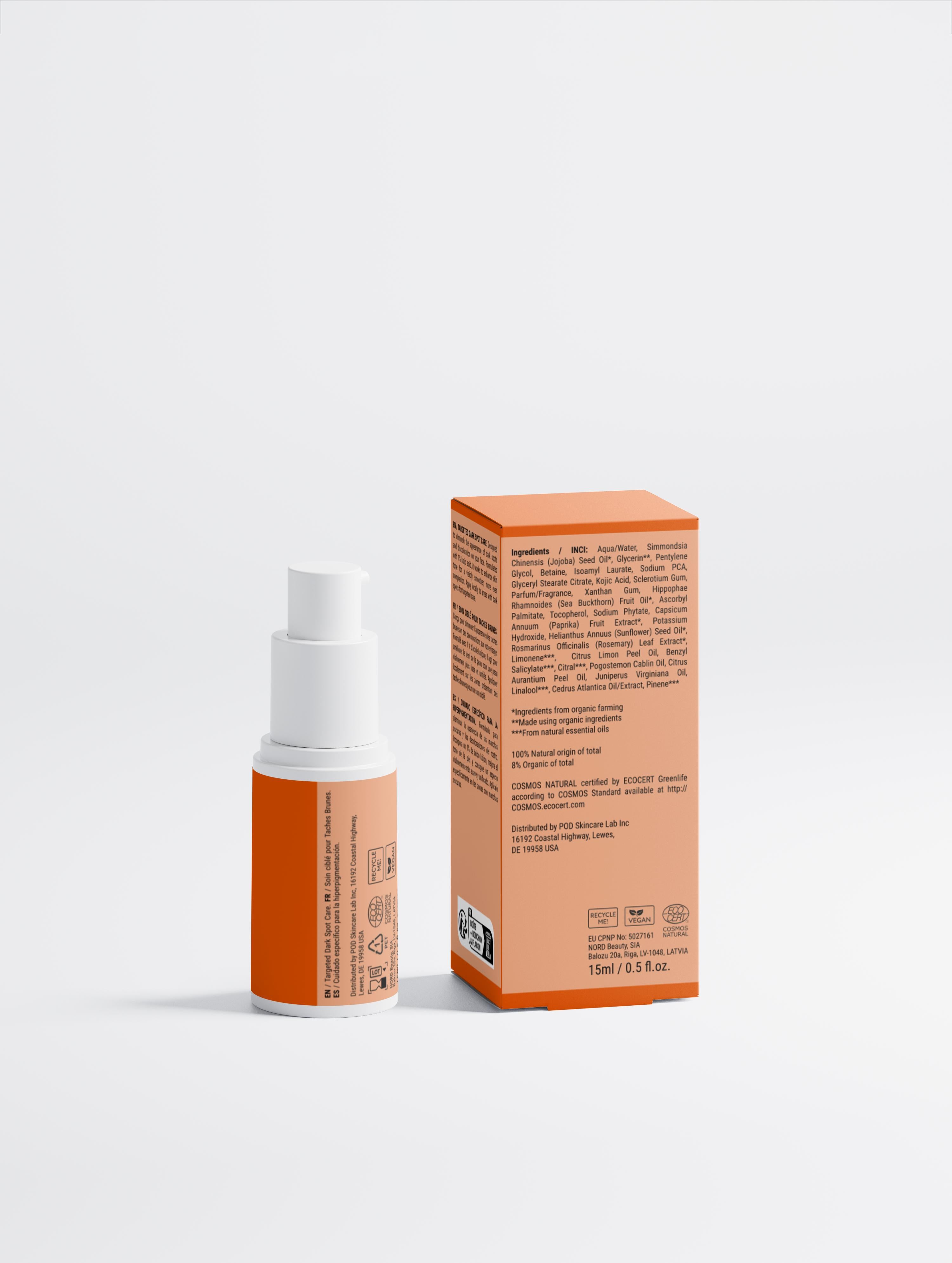 Targeted Dark Spot Serum with 1% Kojic Acid