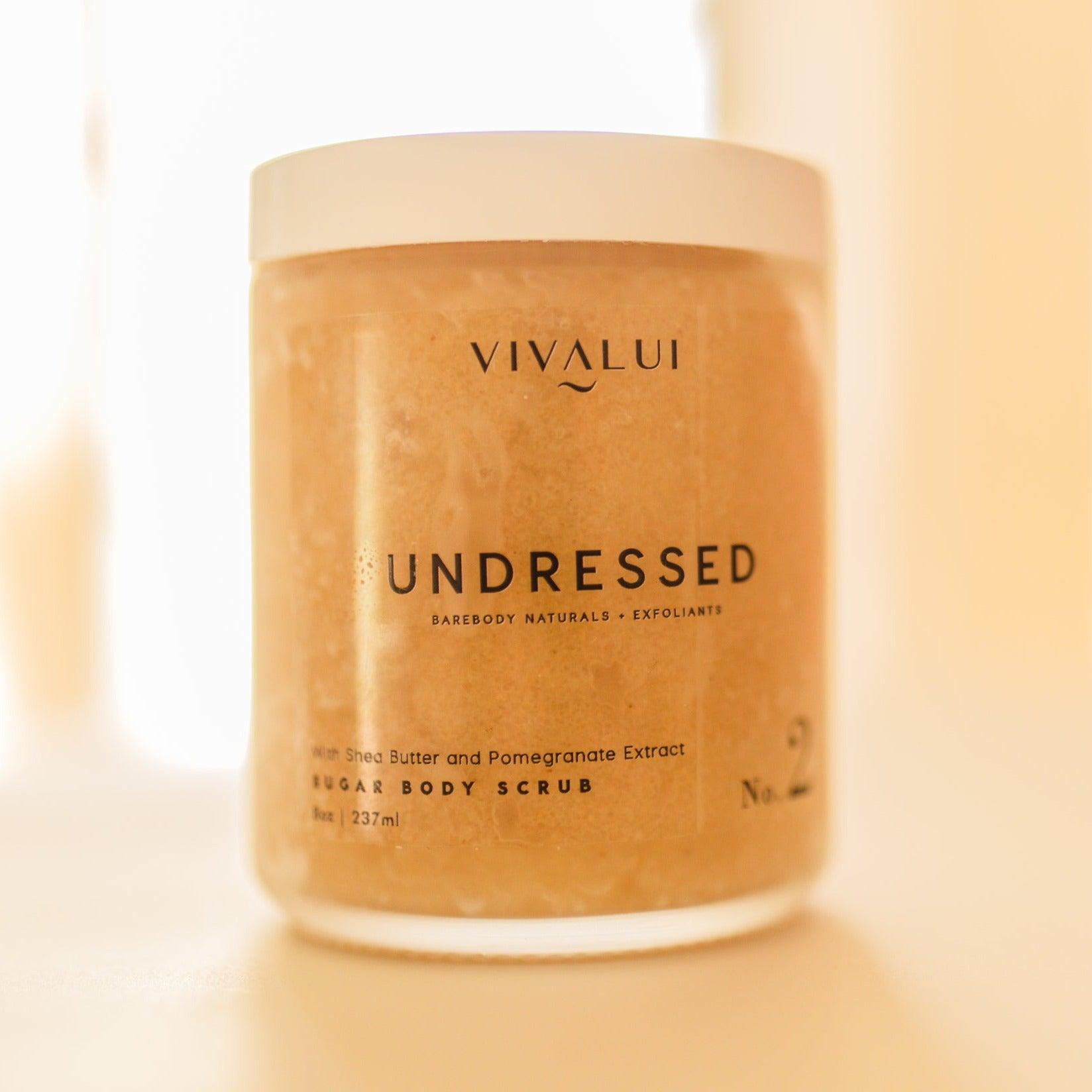 Undressed Pomegranate Exfoliating Sugar Body Scrub
