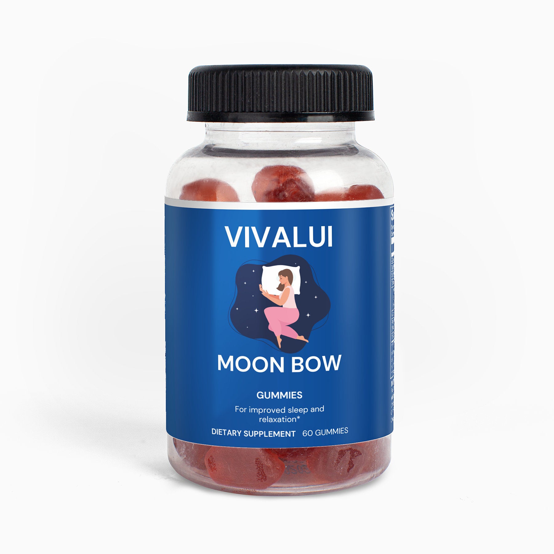 Vivalui Moon Bow Sweet Dreams Gummies Vegan 60 ct