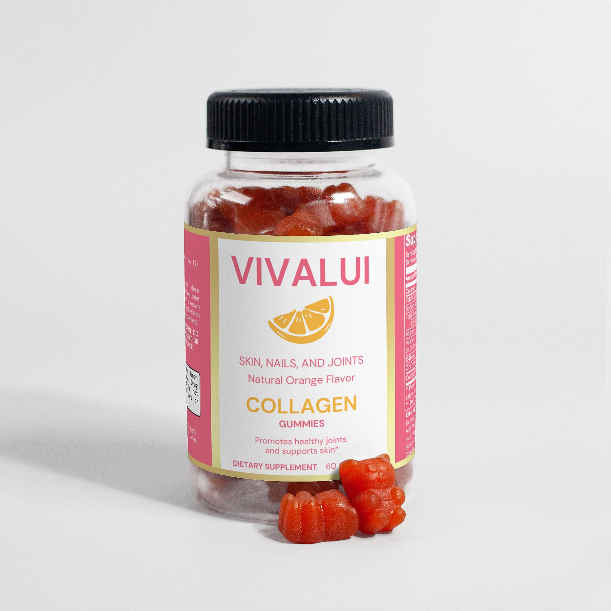Vivalui Collagen Gummies for Skin, Hair, Nails and Immunity