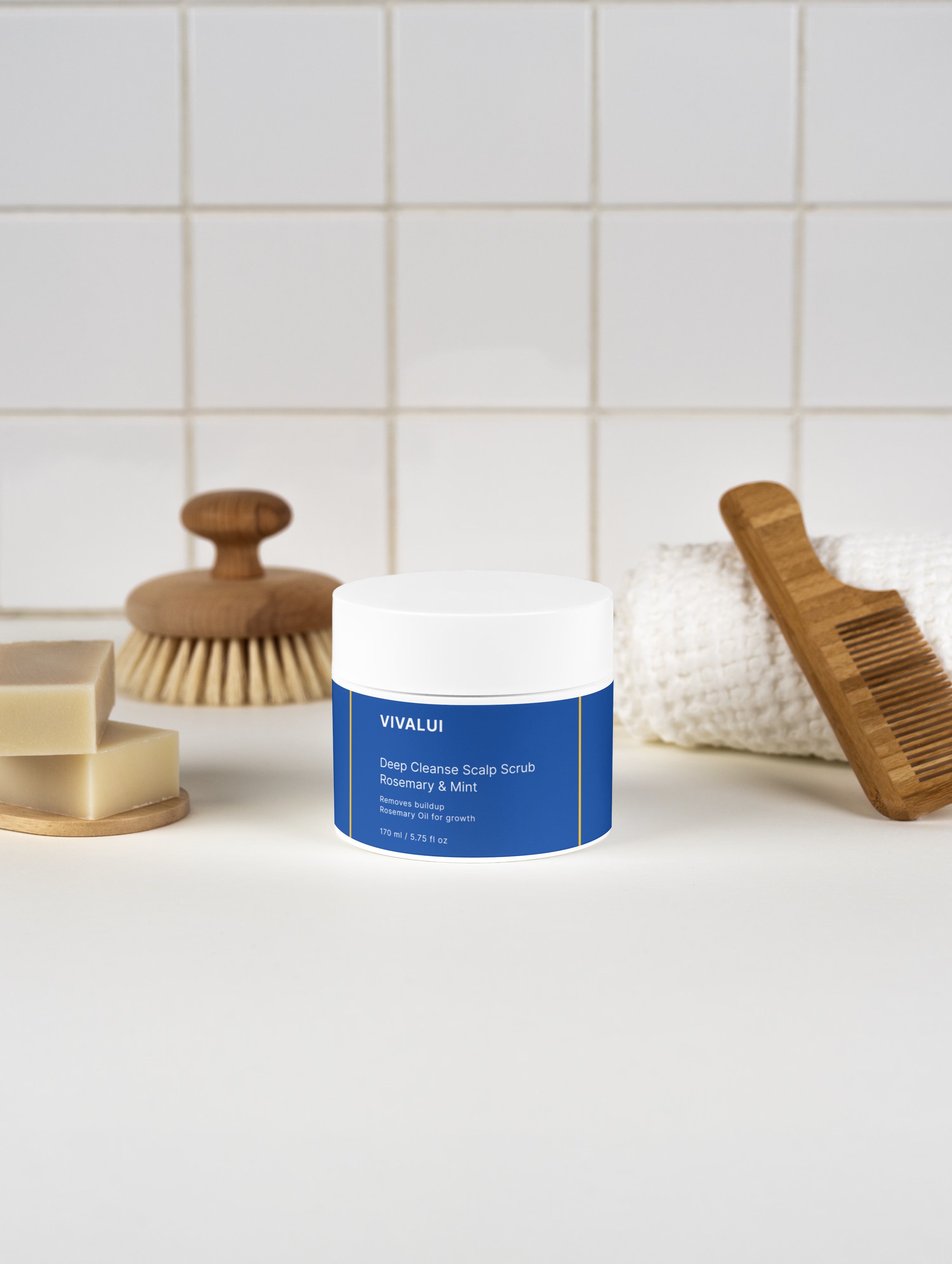 Deep Cleanse Scalp Scrub, Rosemary & Mint