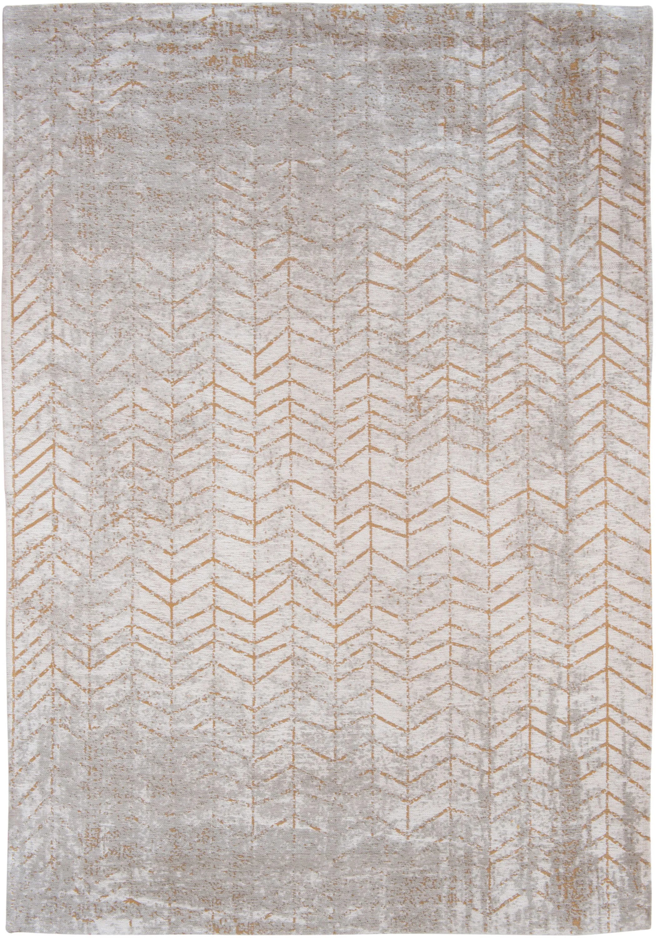 8' X 11' Gray and Yellow Chevron Non Skid Area Rug