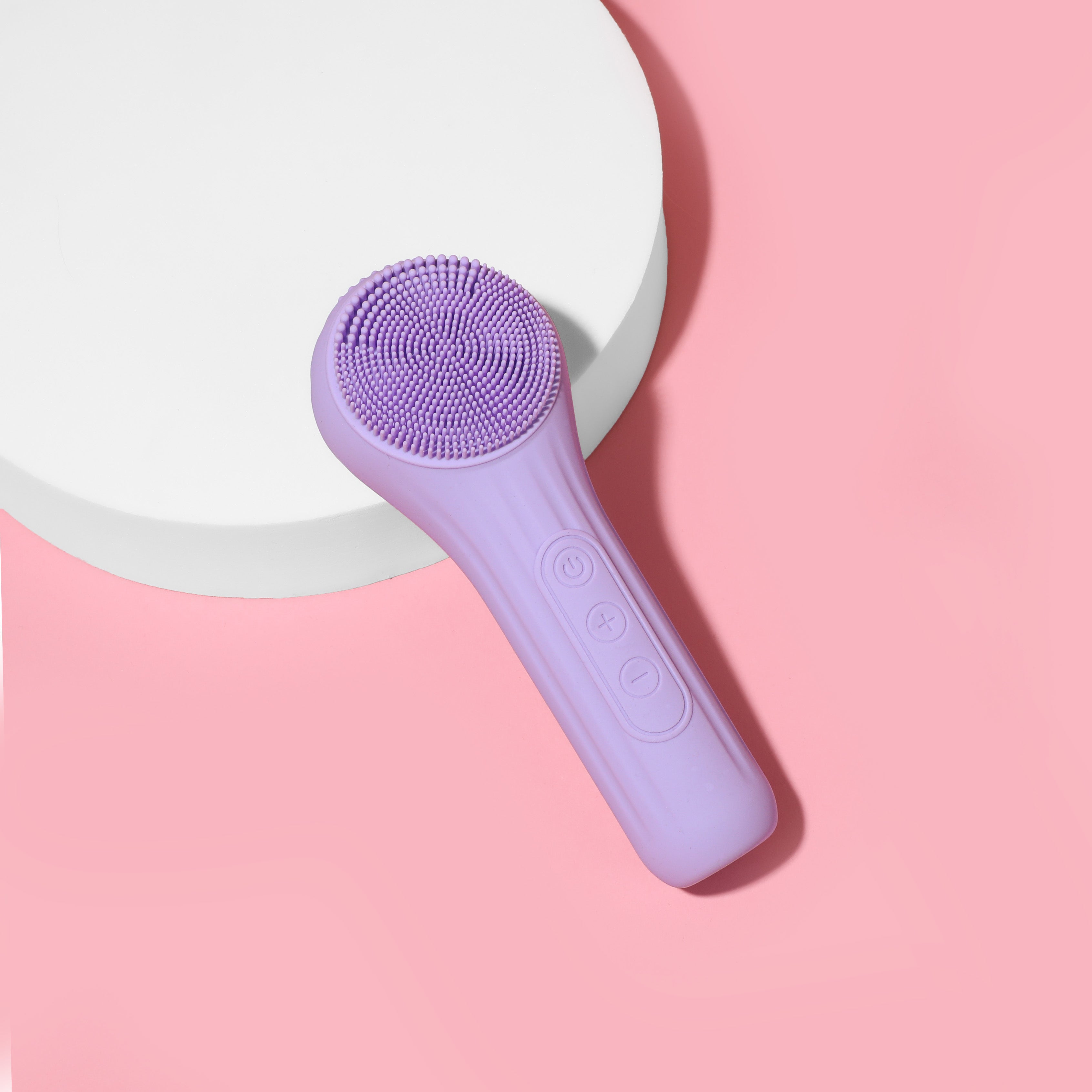 Wireless Sonic Silicone Facial Cleansing Brush Cyan