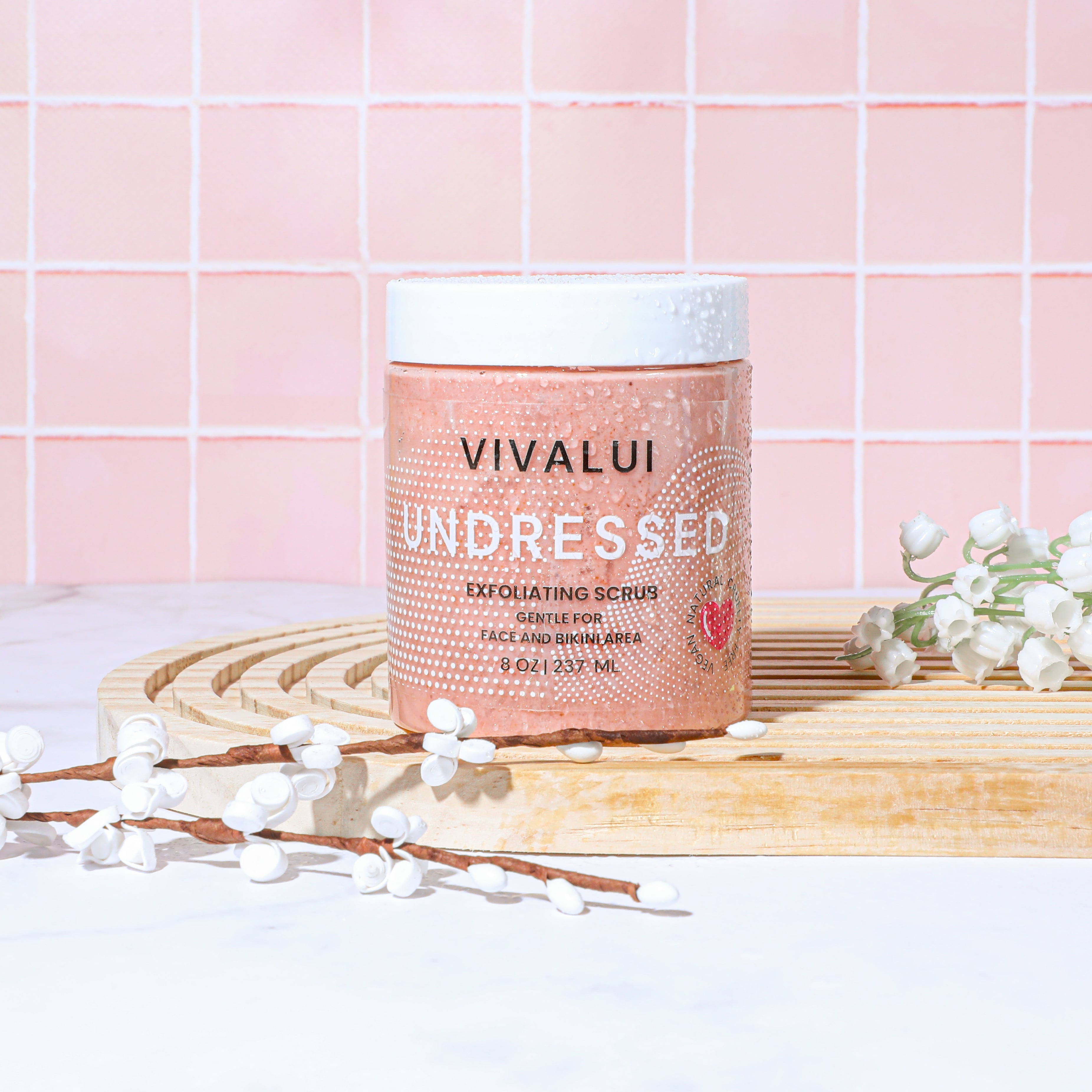 Undressed Soft Facial Scrub with Lactic Acid