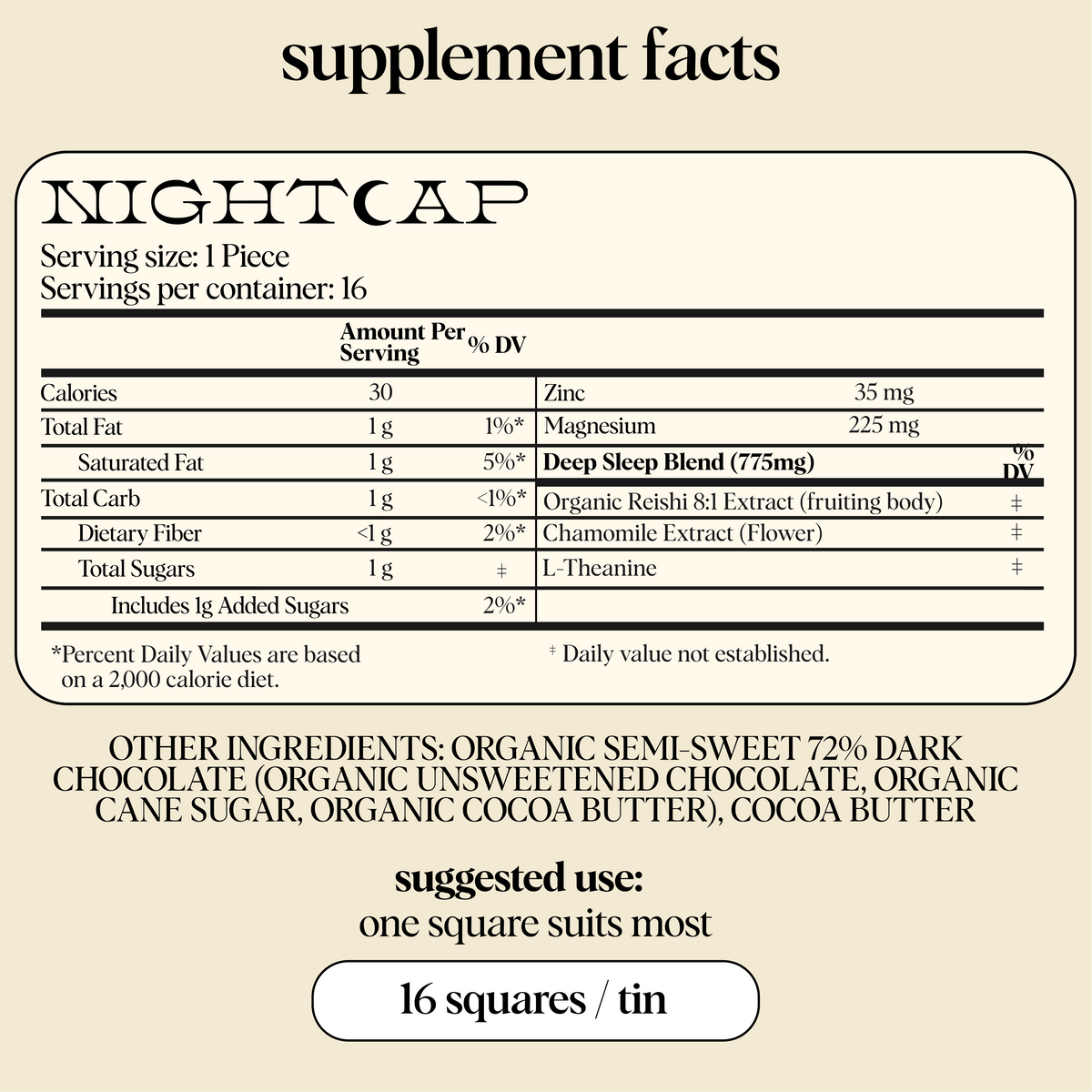 Nightcap Functional Mushroom Chocolates